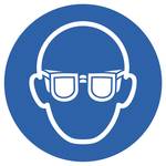 Gebotsschild Augenschutz benutzen