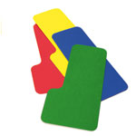 Stellplatzmarkierung WT-7112 zur Lagerplatzkennzeichnung Typ: L-Stück, strapazierfähiges Polycarbonat selbstklebend